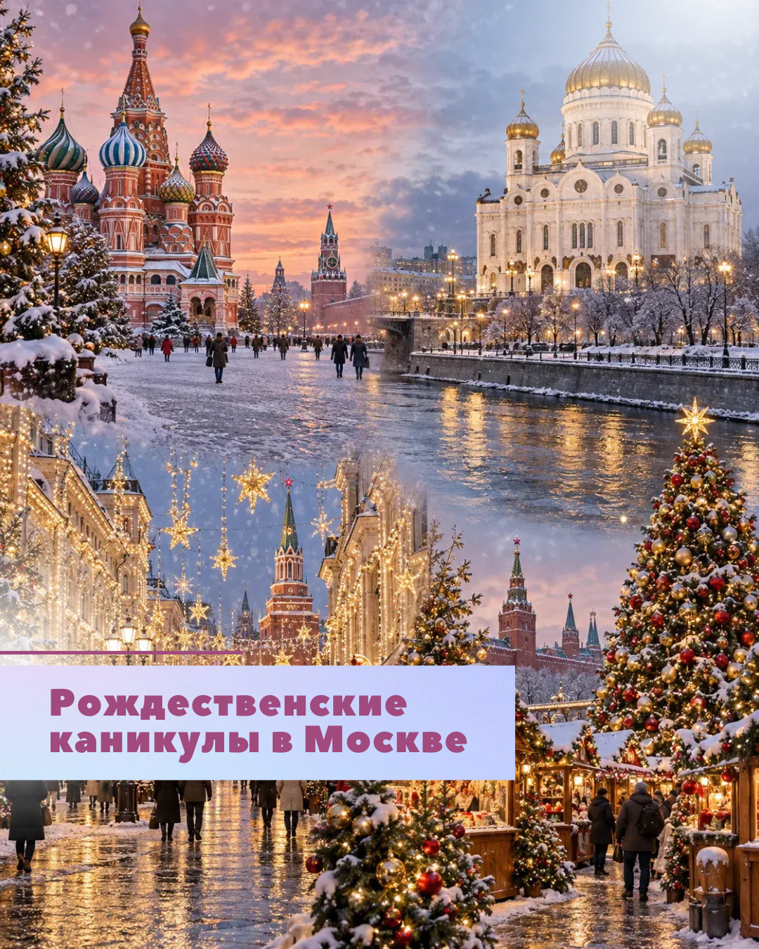 Рождественские каникулы в Москве